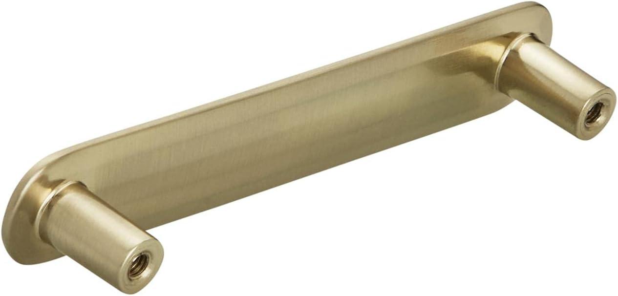 Concentric 3-3/4 in. (96mm) Modern Golden Champagne Bar Cabinet Pull