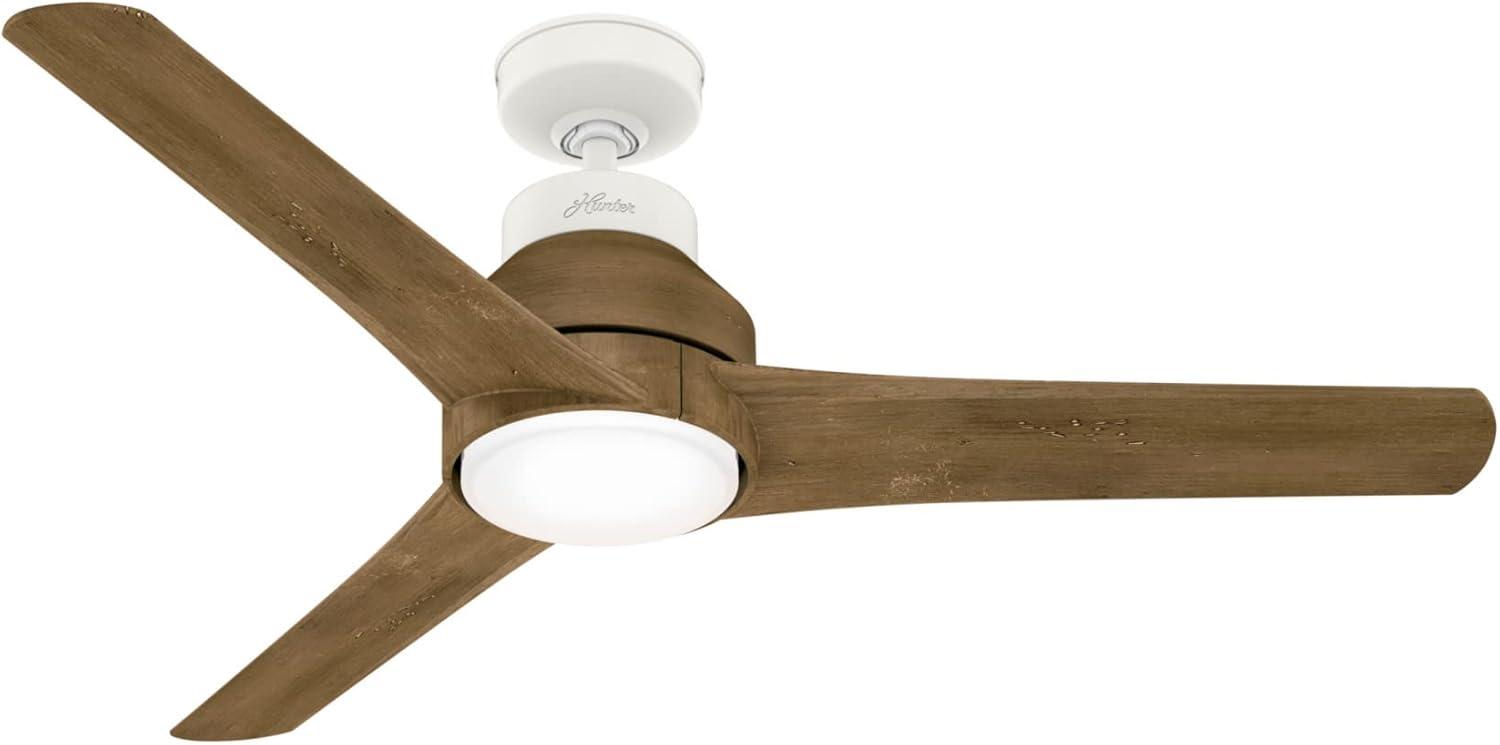 52'' Lakemont 3 - Blade LED Indoor / Outdoor Modern Ceiling Fan with Remote Control and Light Kit