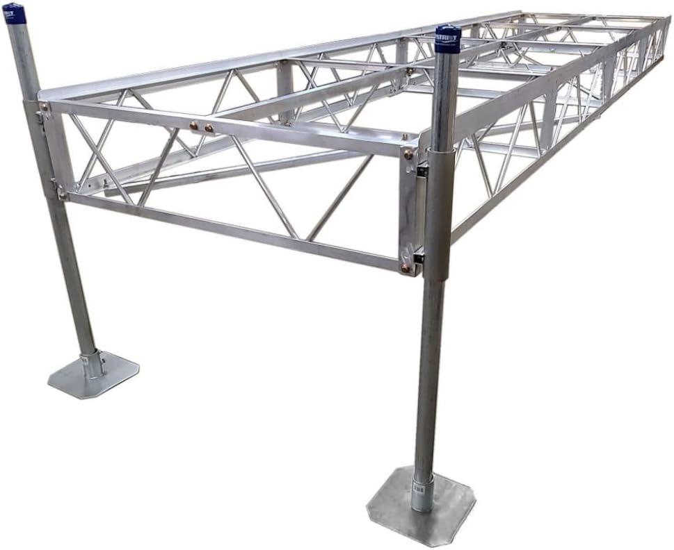 Patriot Docks 16 Ft Straight Truss Docks (GRAY Poly Decking)