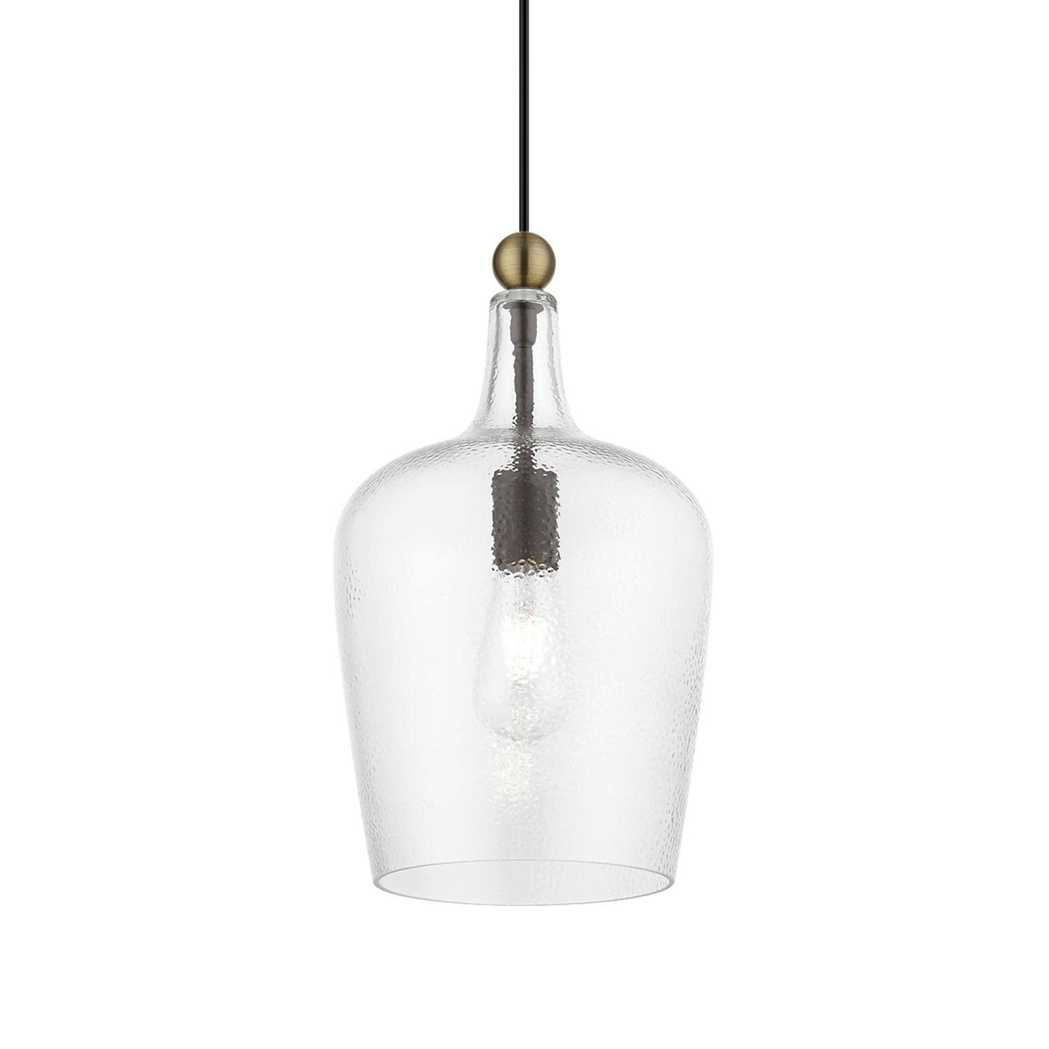 Livex Lighting Avery 1 - Light Pendant in  Bronze/Antique Brass