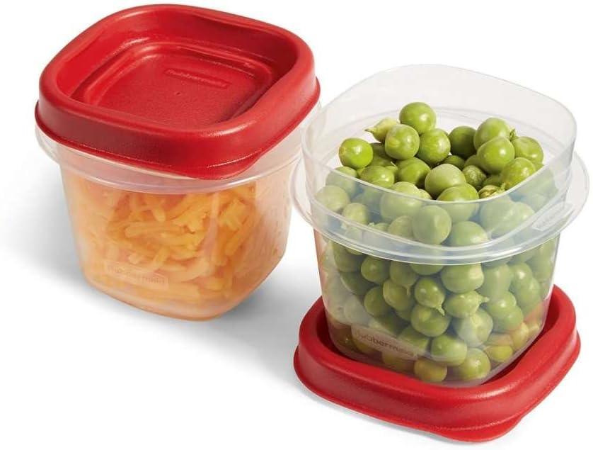 Clear BPA-Free Plastic Meal Prep Storage Jars, 2-Piece Set