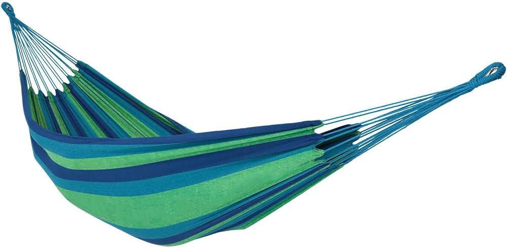 Sunnydaze Large Two-Person Double Brazilian Hammock For Backyard and Patio - 450 lb Weight Capacity - Oasis