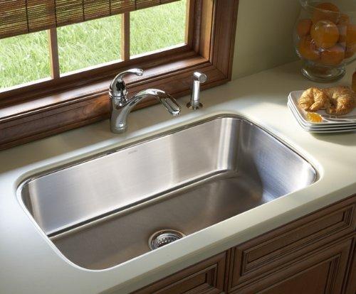 McAllister 32'' L Undermount Stainless Steel Kitchen Sink
