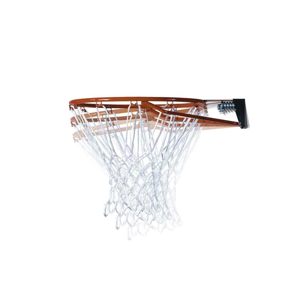 50" Clear Polycarbonate Portable Basketball Hoop with Adjustable Height