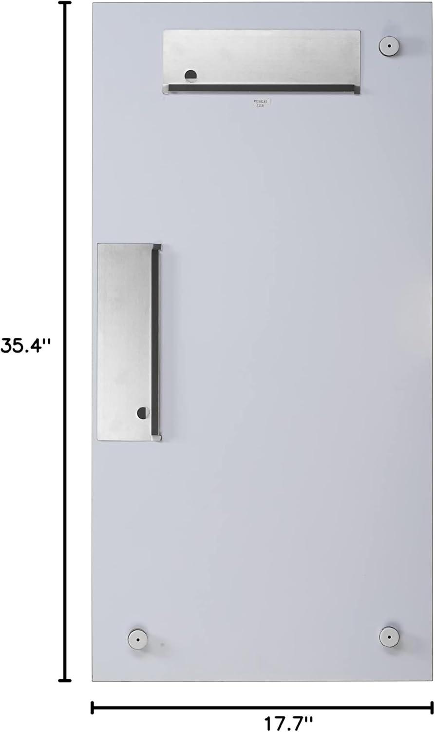 Croydex Fairfield Fácil Instalación, Espejo de Baño con Arco y Estante Individual