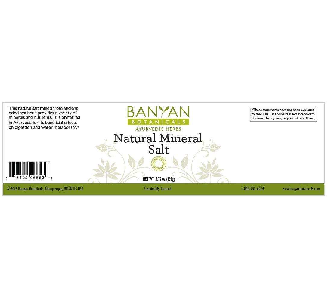 Banyan Botanicals Salt, Natural Mineral, Spice Jar - Rock Salt - Stimulates Digestion and Promotes a Healthy Appetite