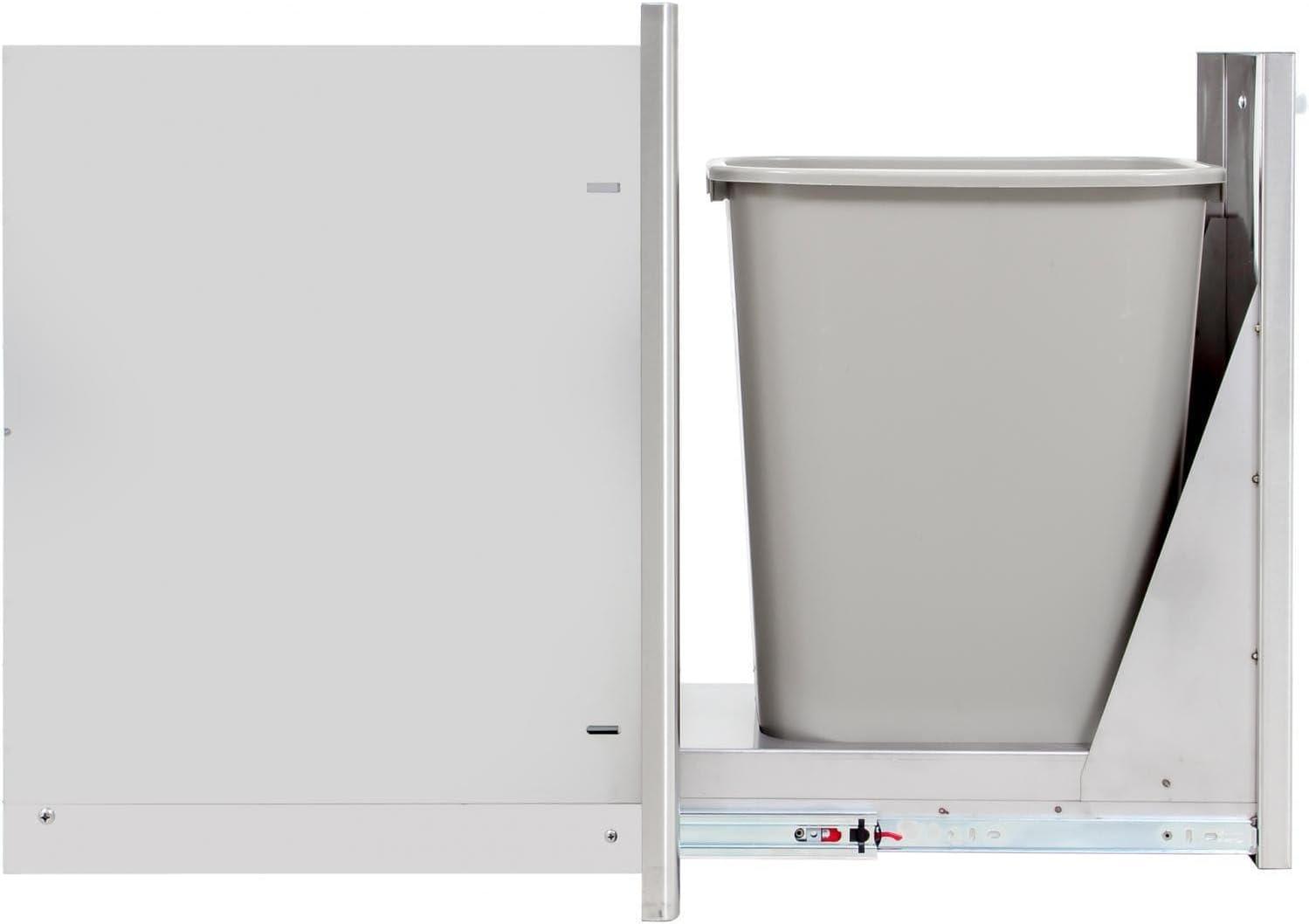 Blaze Grills Blaze Narrow Roll-Out Stainless Steel Trash Bin