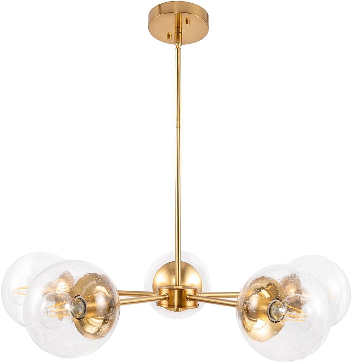 Design House Gracelyn Chandelier in Satin Gold, 5-Light