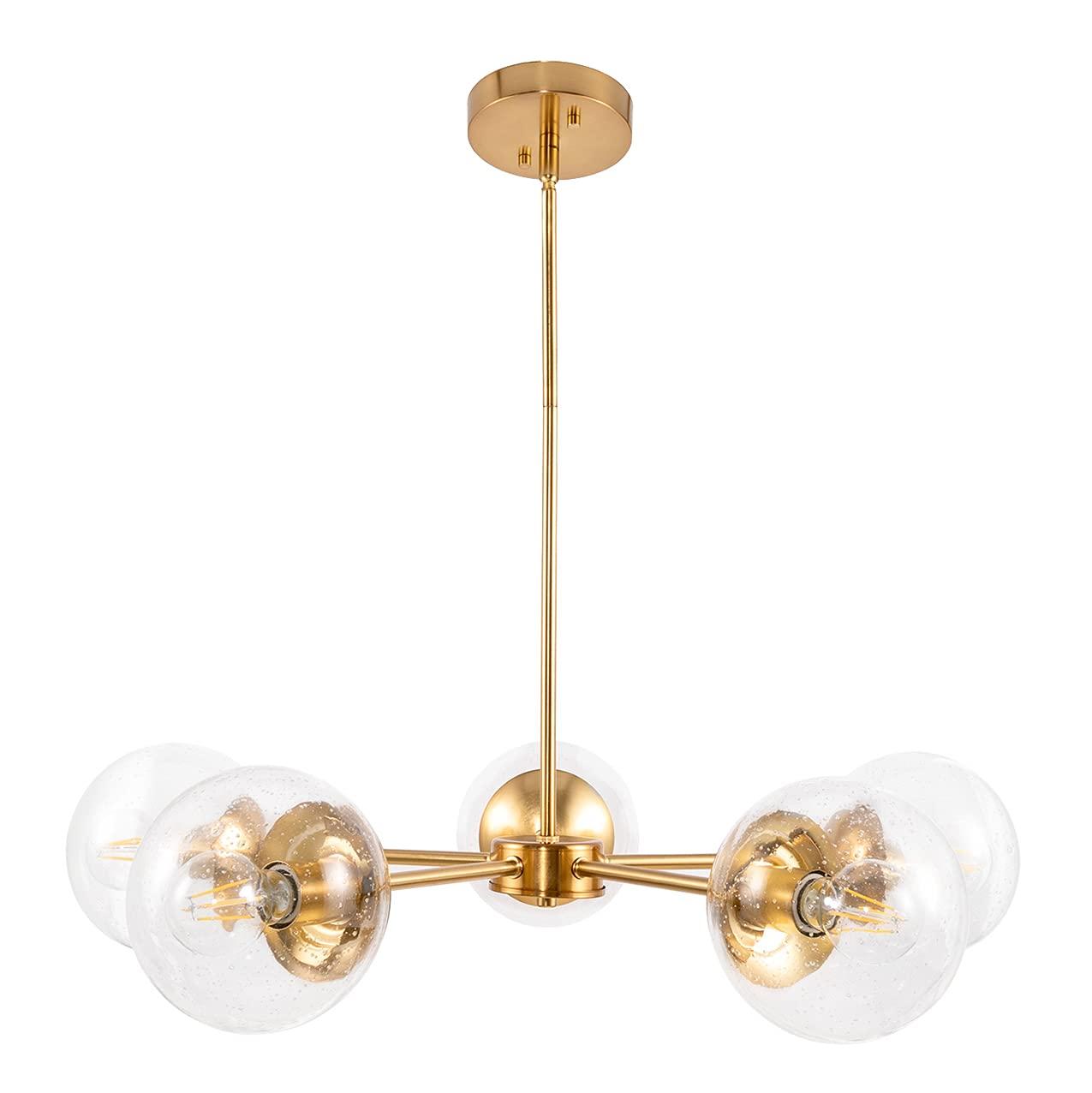 Design House Gracelyn 5-Light Indoor Chandelier in Satin Gold