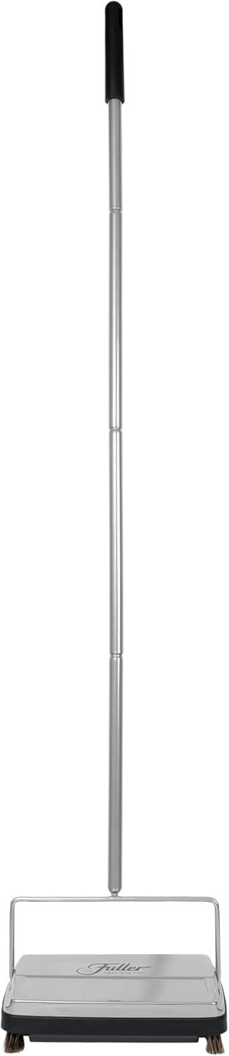 Silver Lightweight Portable Electrostatic Carpet and Floor Sweeper