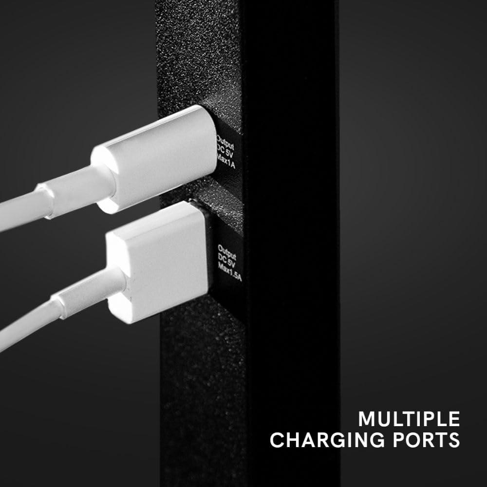 Adjustable Black Clip-on LED Desk Lamp