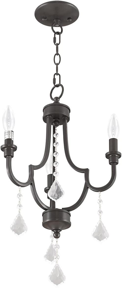 Livex Lighting Glendale 3 - Light Chandelier in  English Bronze