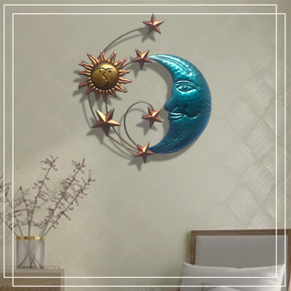 Metal Moon And Sun Wall Decor Sun Moon Star Home Wall Art Decor