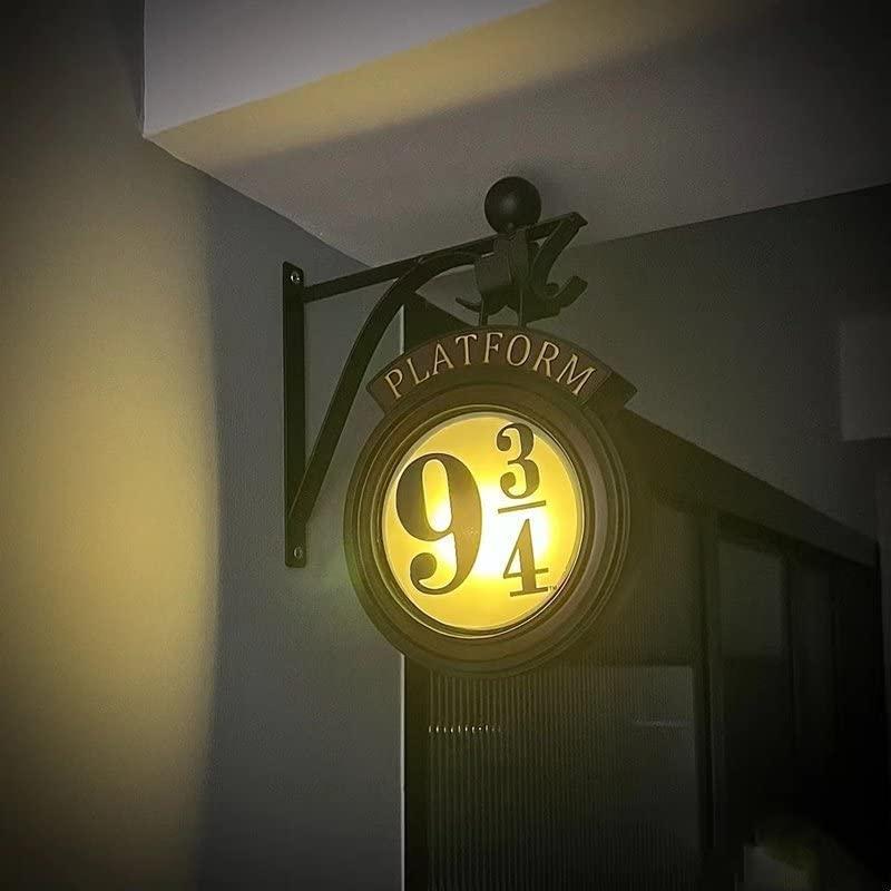 Hanging 9 3/4 Night Light, Merican Movies Bracket Lamp, Gift for 20th Anniversary Movie Lovers