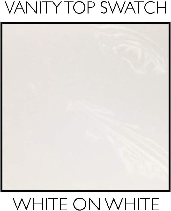 37-in. Cultured Marble Vanity Top with Backsplash, Ivory Swirl – Design House, 586339