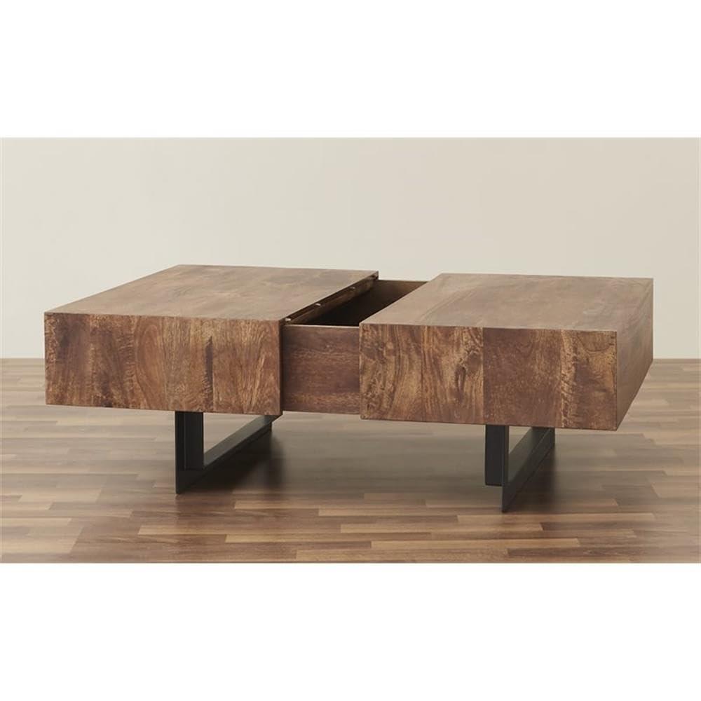 Mullins Extendable Sled Coffee Table with Storage