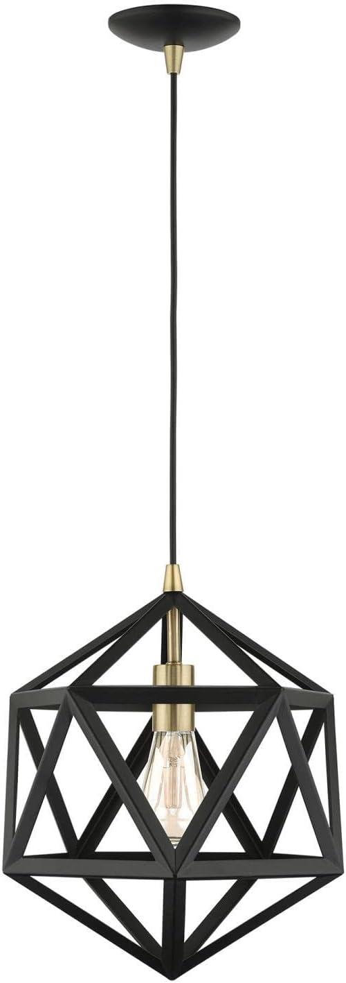 Livex Lighting Geometric 1 - Light Pendant in  Textured Black