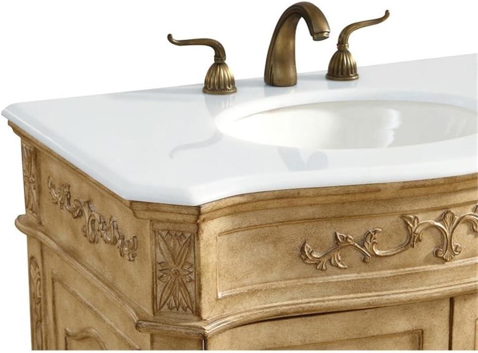 Elegant Lighting Vf10132-Vw Danville 32" Free Standing Single Basin Vanity Set - Beige