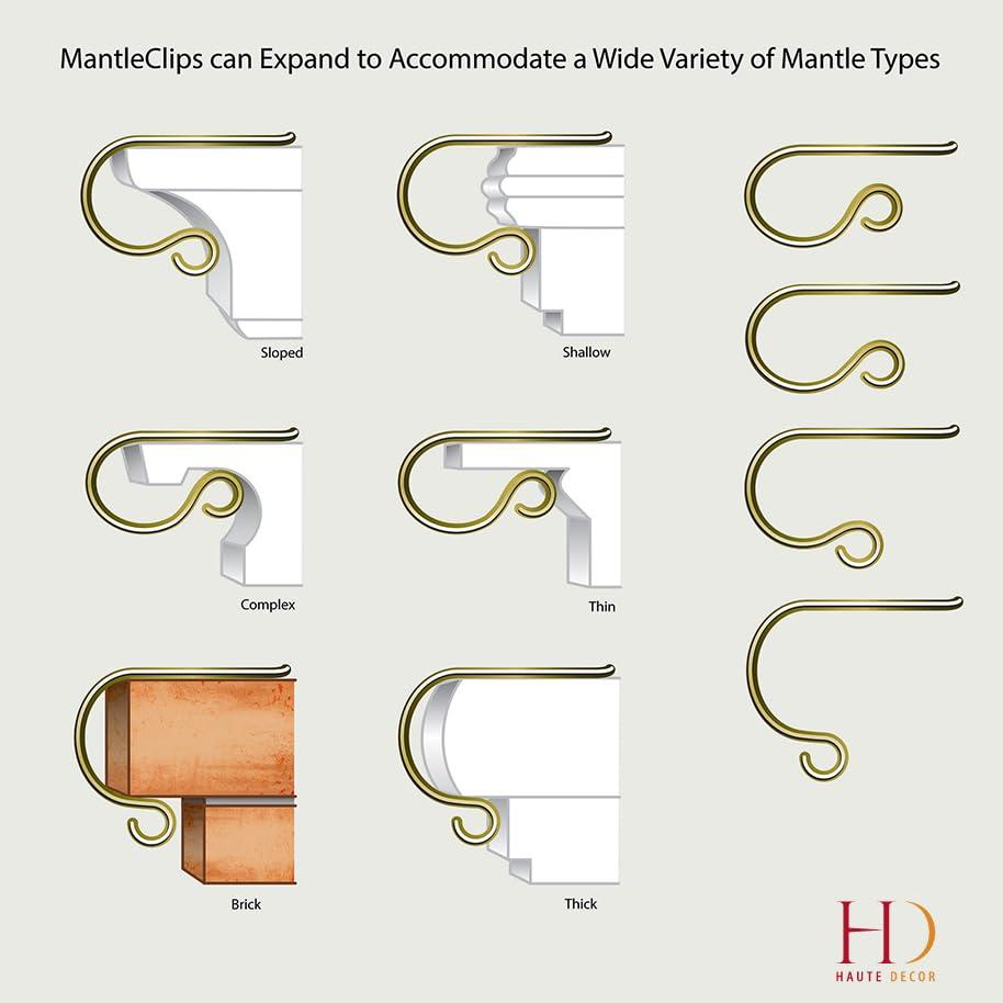 Original MantleClips™ Stocking Holder