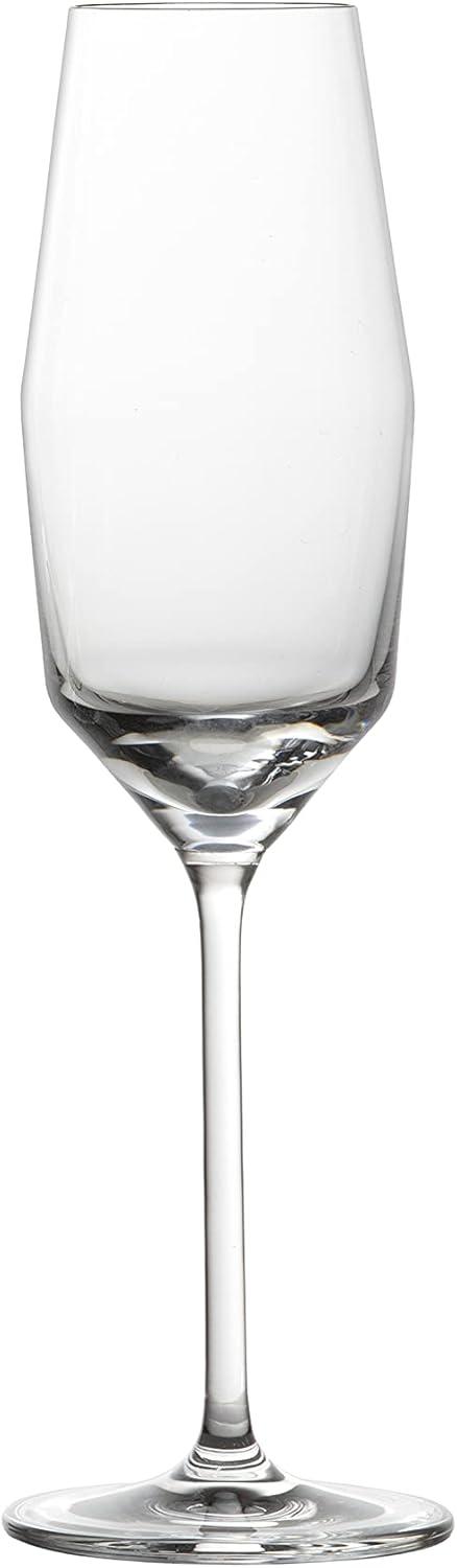 Gigi 10-Ounce Clear Crystal Champagne Flutes, Set of 4