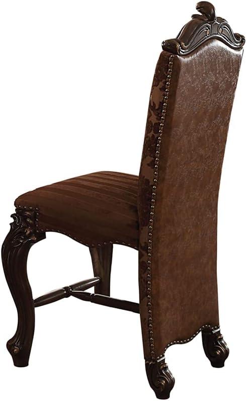 Yukinaga Tufted Upholstered Side Chair in Brown