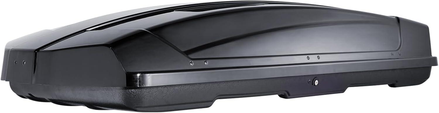 VEVOR 18 Cubic Feet Black ABS Rooftop Cargo Carrier