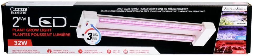 Feit Electric Square Connector LED Grow Light Color Changing 1 pk