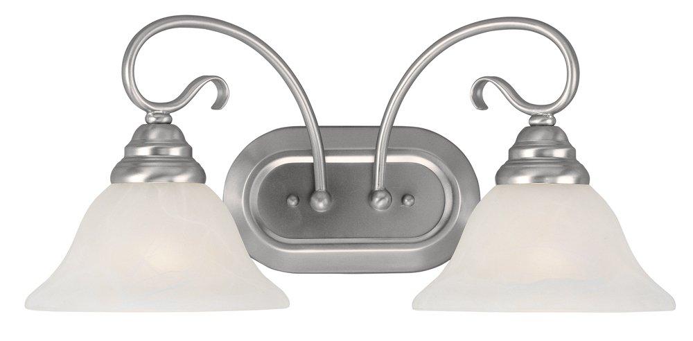 Livex Lighting Coronado 2 - Light Vanity in  Brushed Nickel