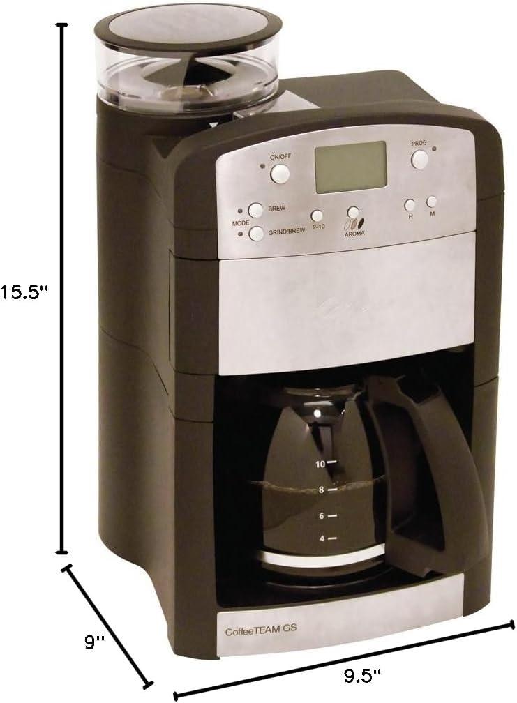 Capresso CoffeeTEAM GS Grind & Brew Coffee Maker