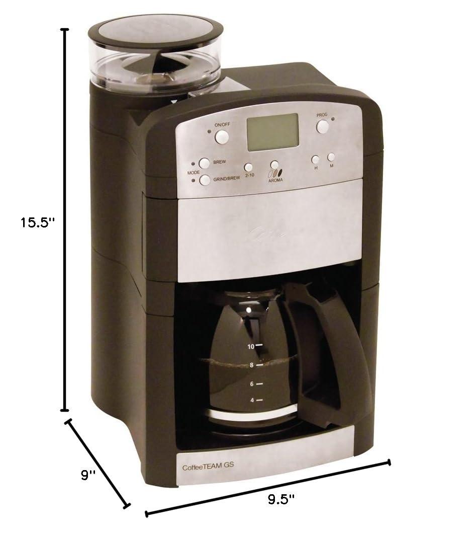Capresso CoffeeTEAM GS Grind & Brew Coffee Maker