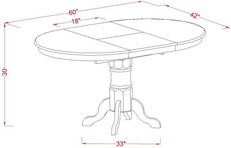 Linen White Oval Pedestal Dining Set with Self-Storage Leaf, 8 Chairs