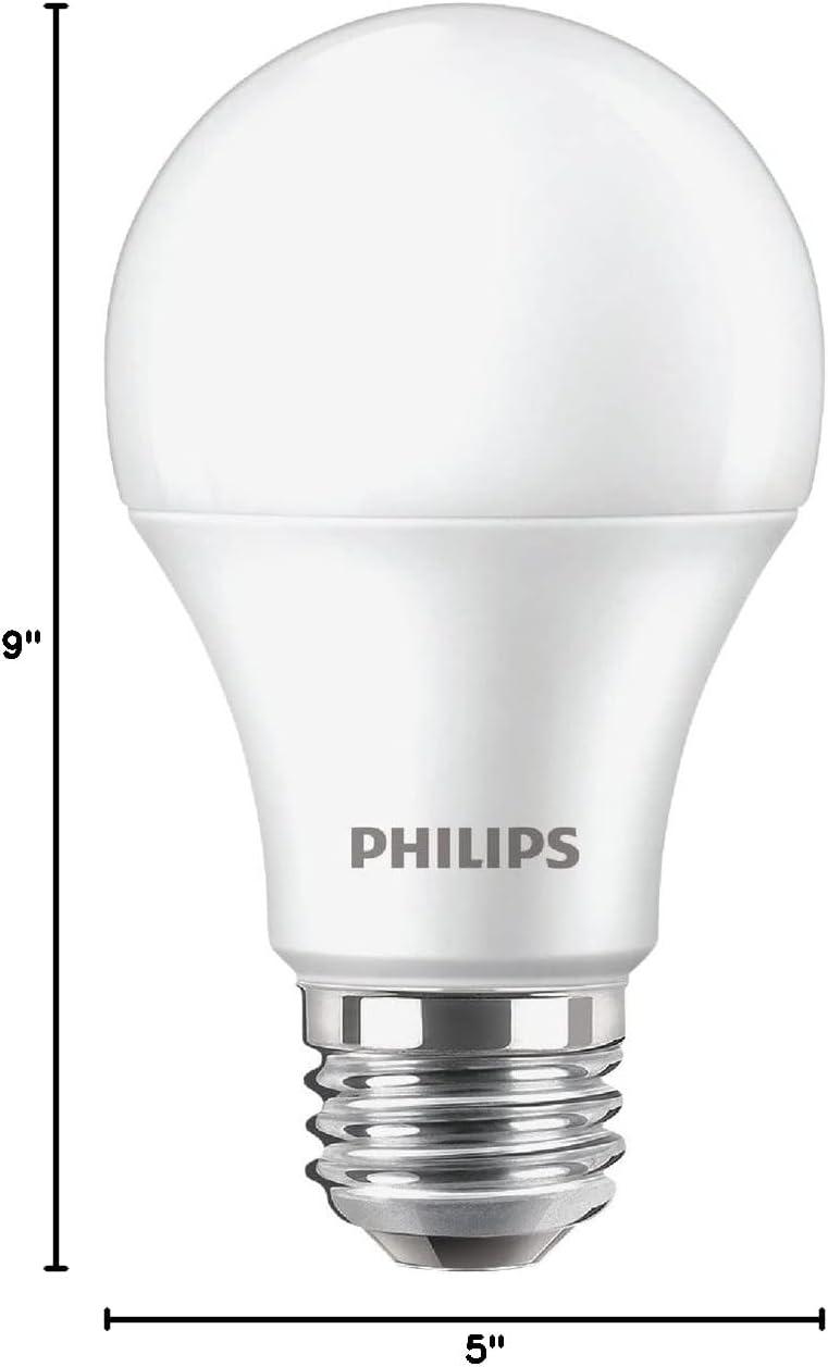 Philips Soft White Dimmable LED A19 Light Bulb Pack