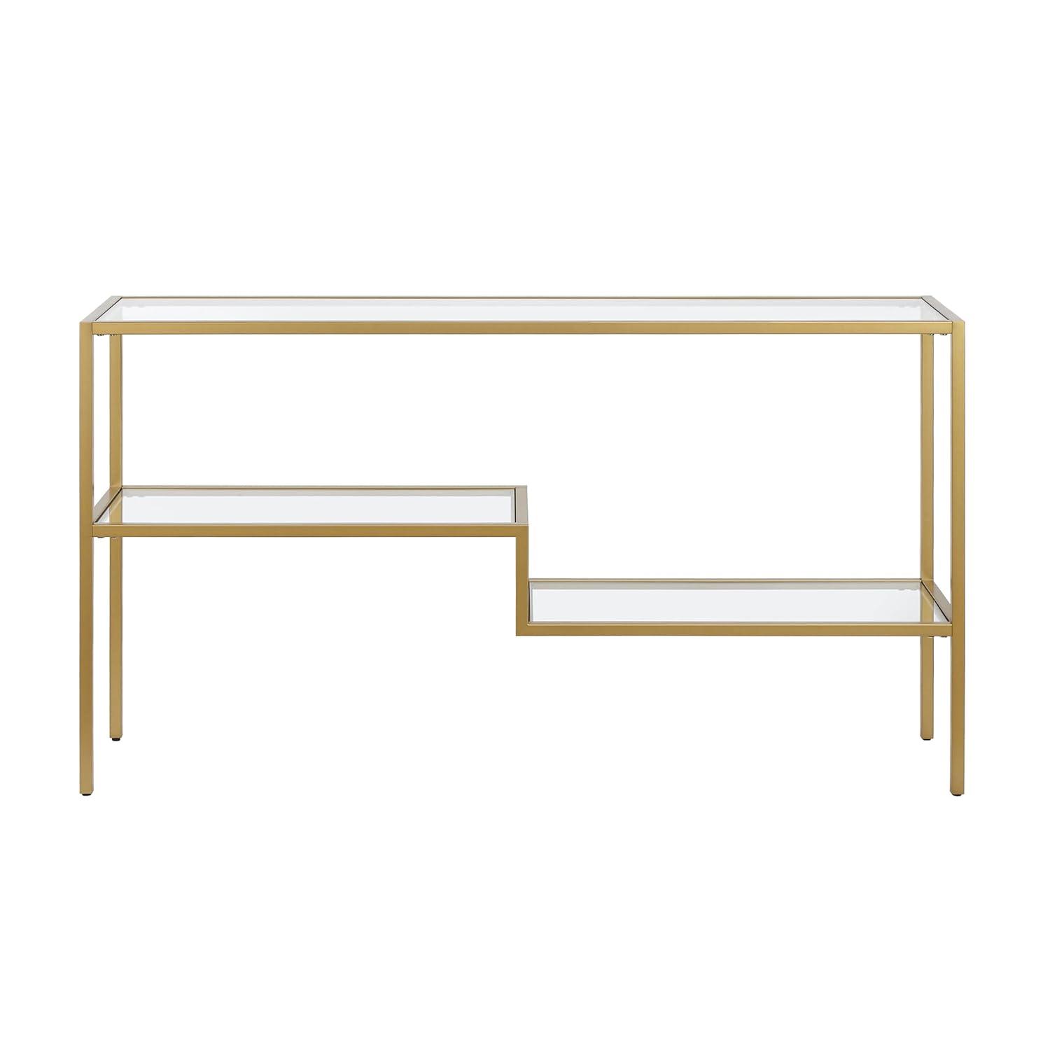 Wade Logan® Lovett Glass Top Console Table