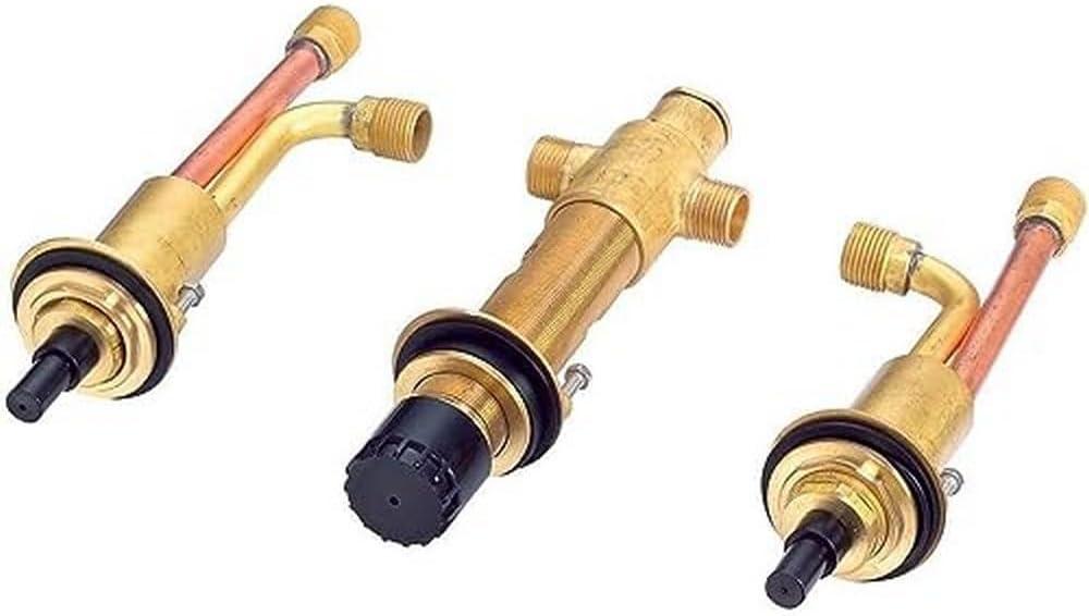 Elegant Brass 3" Adjustable Widespread Roman Tub Rough-In Valve