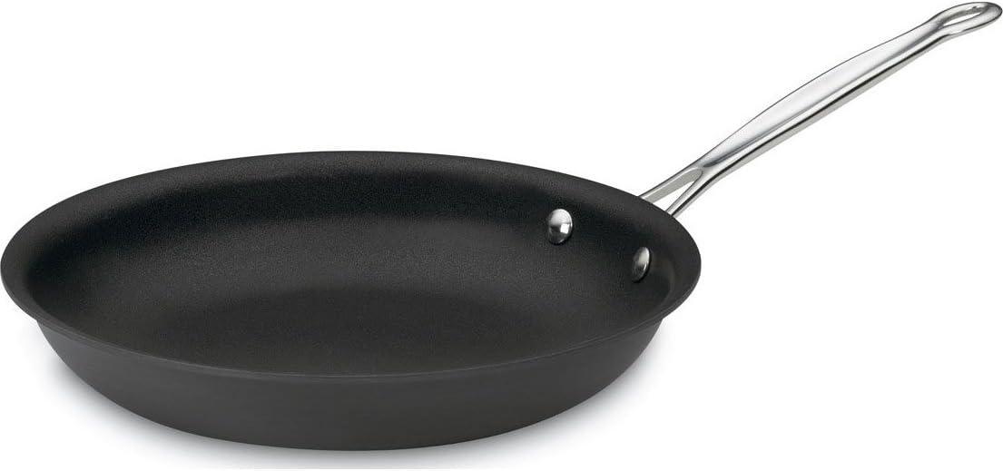 10-Inch Hard Anodized Non-Stick Frying Pan with Stainless Steel Handle