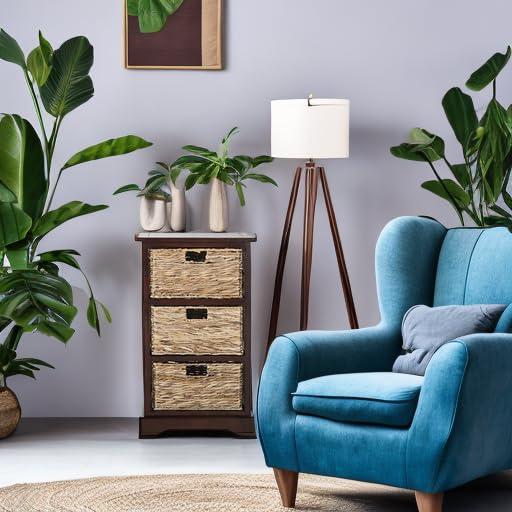 Halle Storage Side Table - AMH5738 - Cherry - Safavieh Couture
