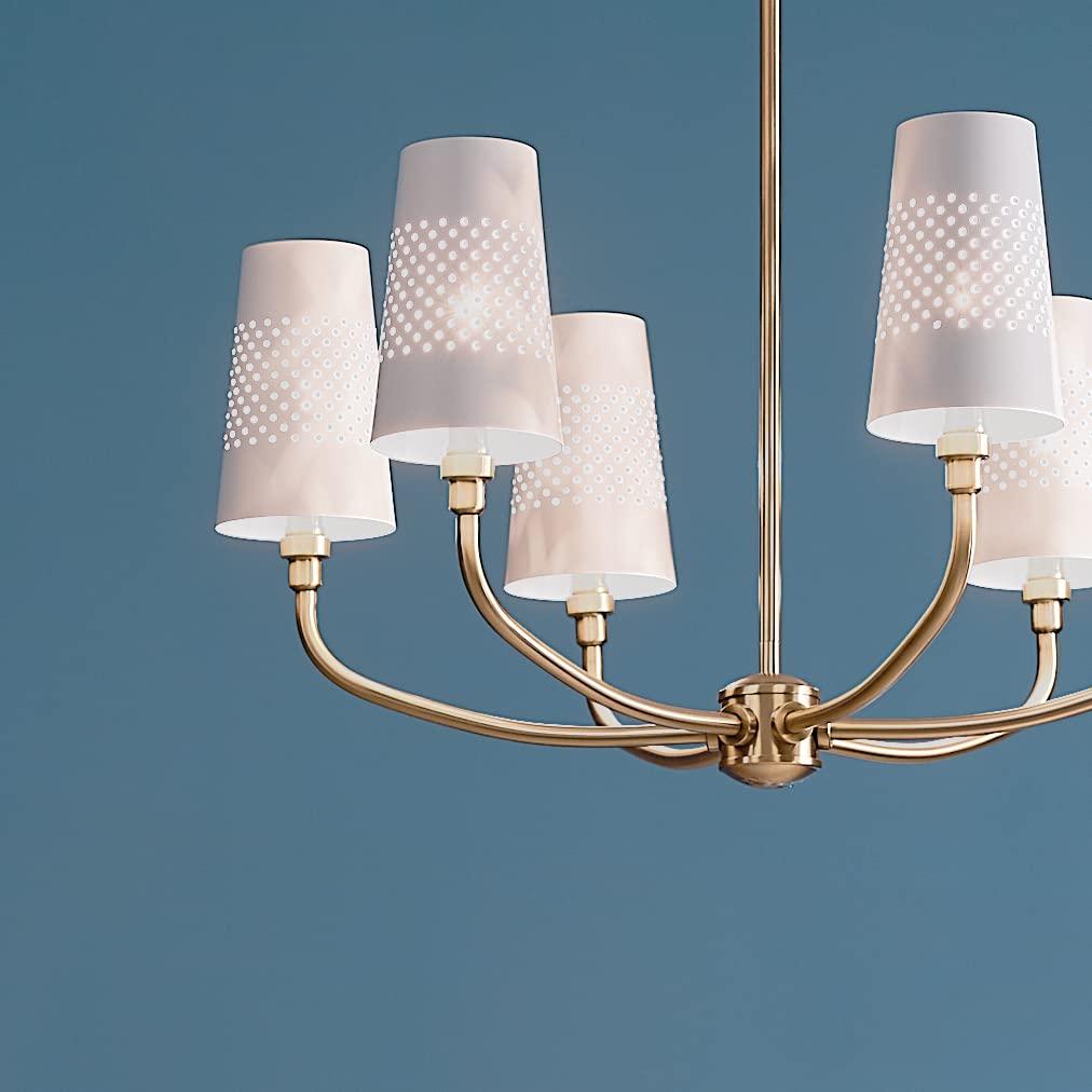 Kichler Lighting Adeena 6 - Light Chandelier in  Brushed Natural Brass
