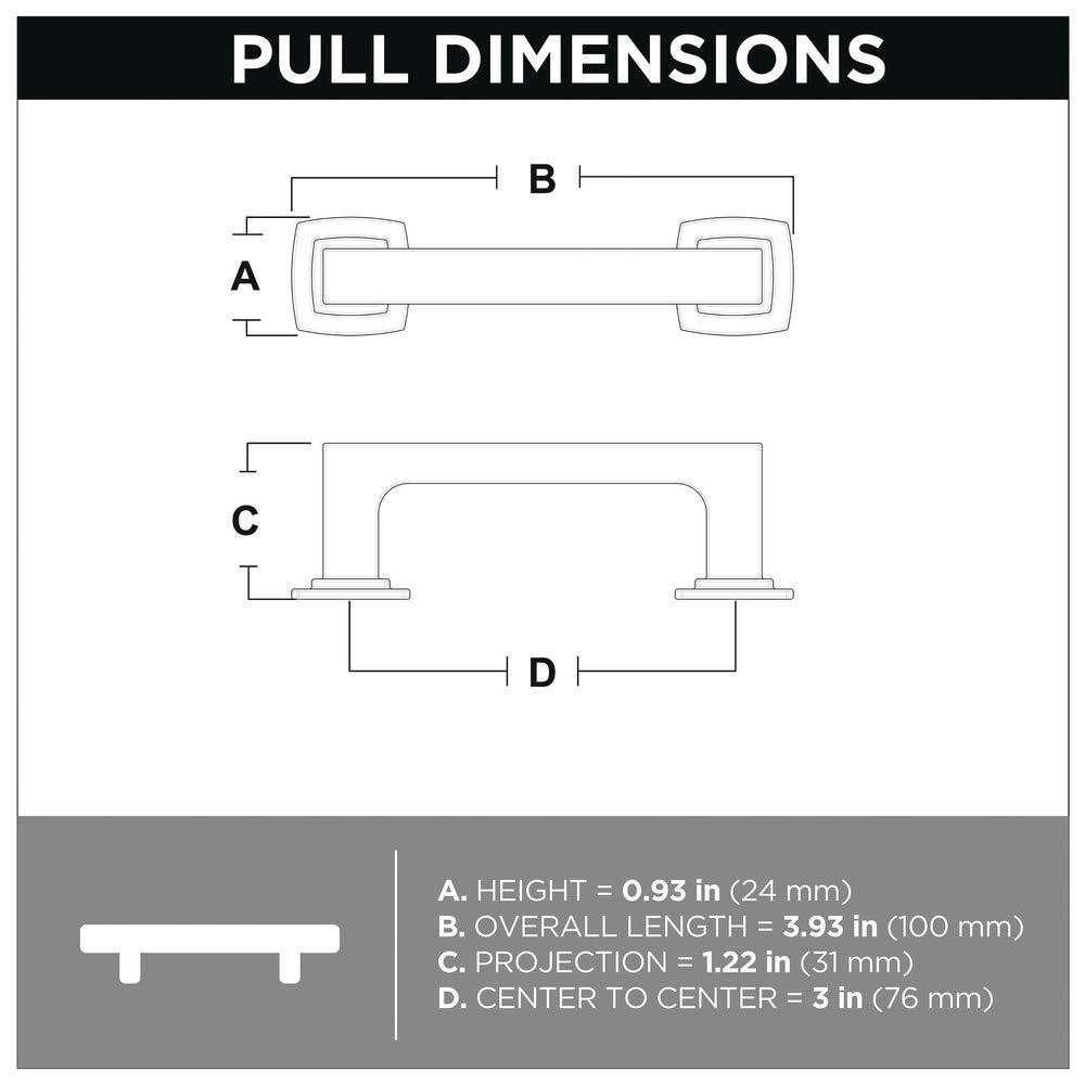 Franklin Brass Parow Bar Pull (Set of 10)