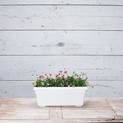 CLkPde 16192 Countryside Planter, 18-Inch, White