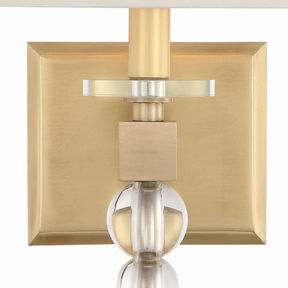 CLO-8892-BN-Crystorama Lighting-Clover - One Light Wall Sconce-Brushed Nickel Finish