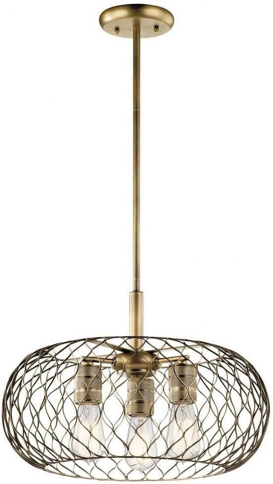 Kichler Lighting Devin 3 - Light Pendant in  Natural Brass