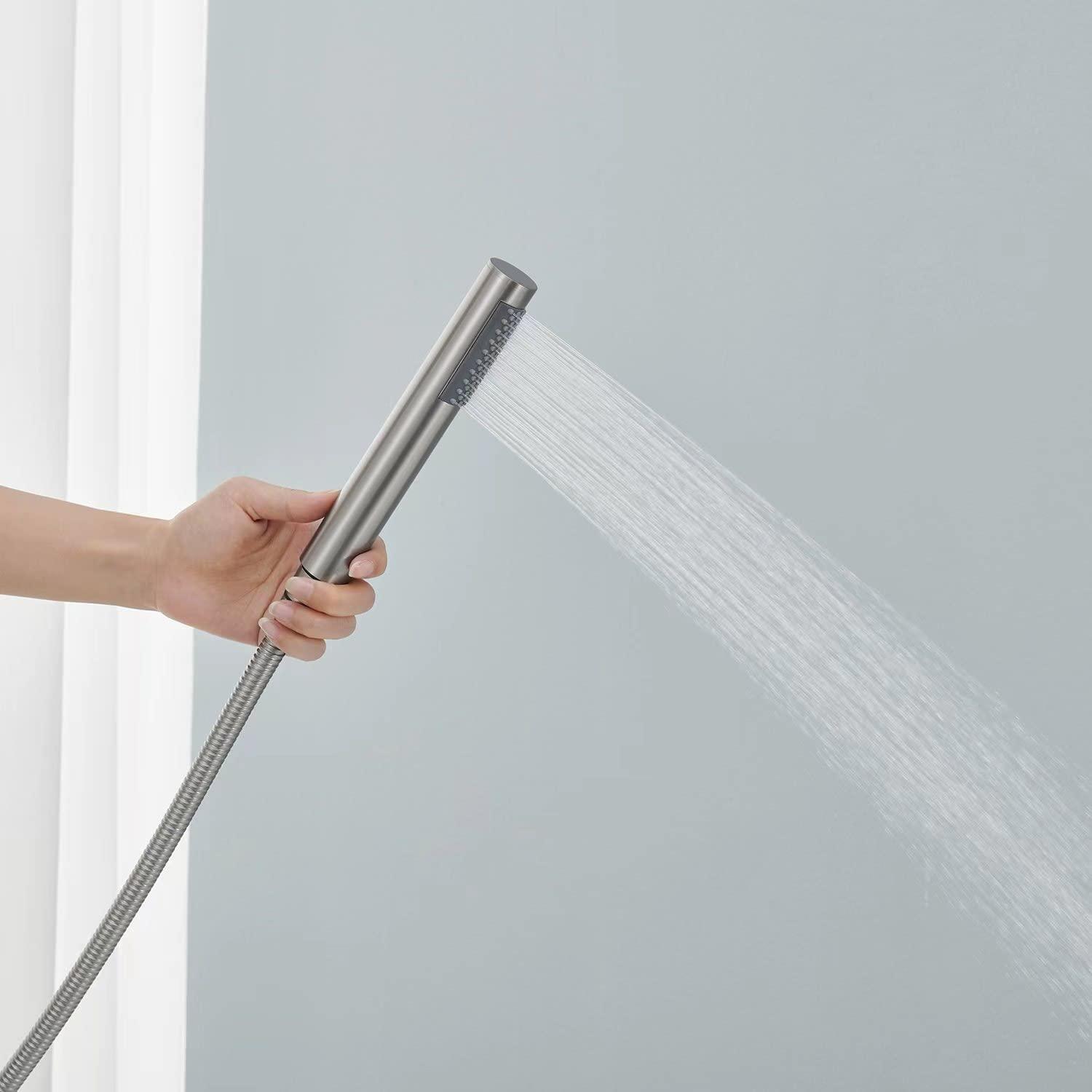 KPAIDA Floor Tub Filler with Diverter BTF54FS014NS