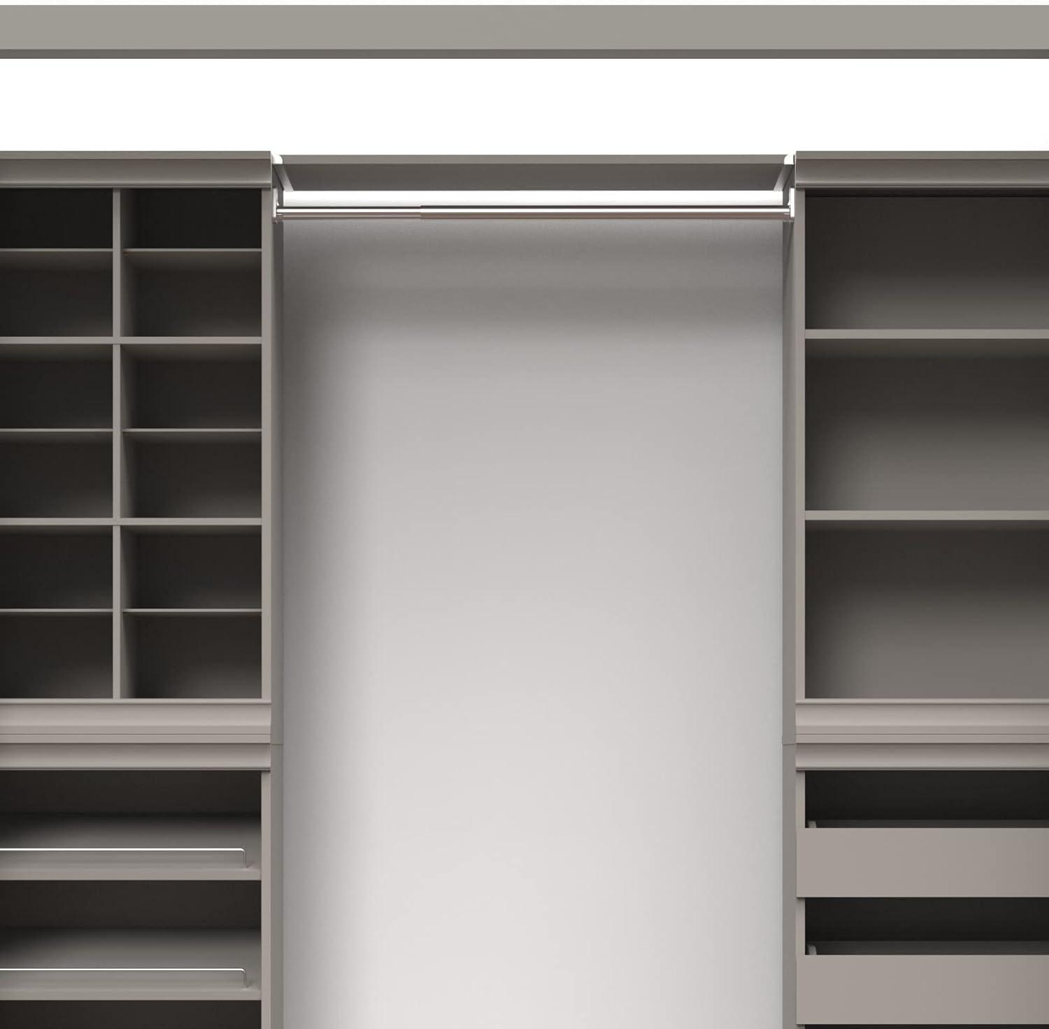 Modular Storage 36.02" W Shelf & Closet Rod