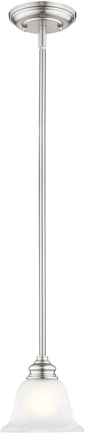 Livex Lighting Essex 1 - Light Pendant in  Brushed Nickel