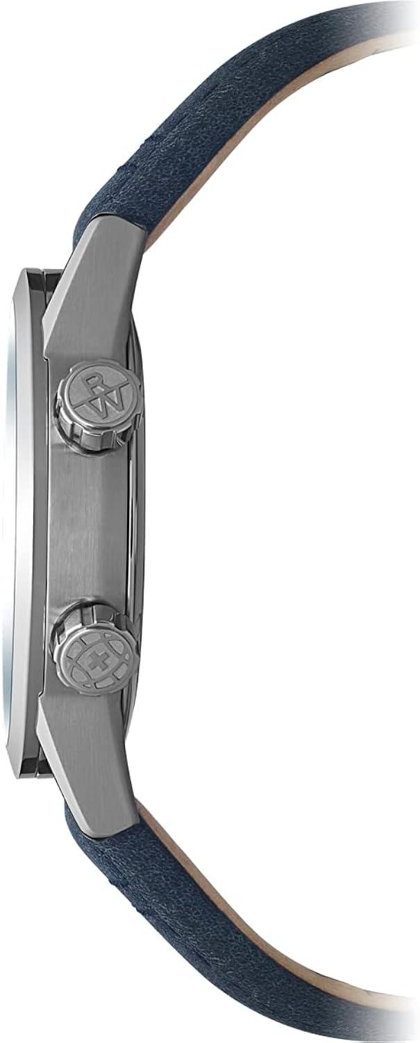 Raymond Weil Freelancer Automatic GMT Blue Dial Leather Strap Men's Watch 2761-STC-50001