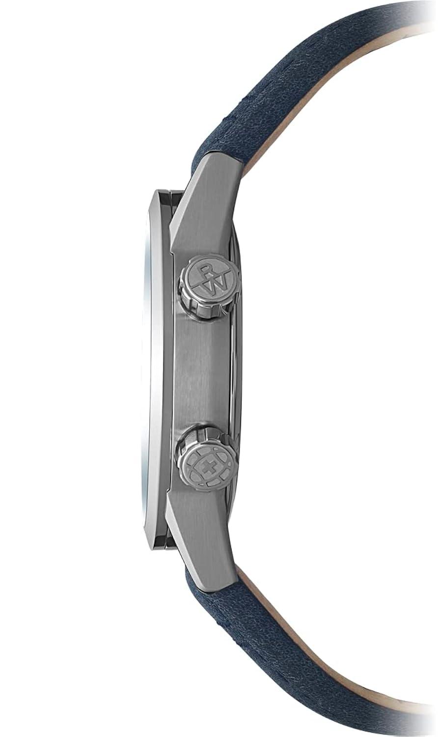 Raymond Weil Freelancer Automatic GMT Blue Dial Leather Strap Men's Watch 2761-STC-50001