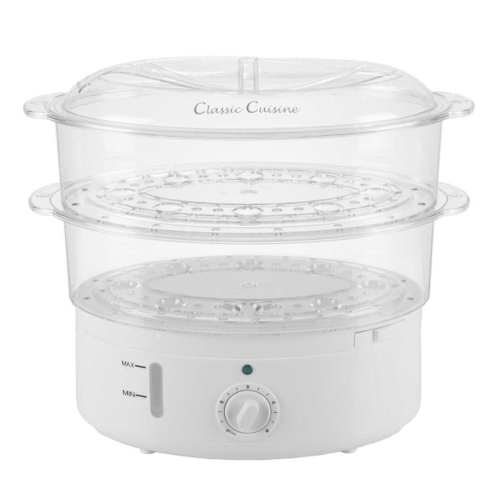 Vegetable Steamer Rice Cooker (White) by Classic Cuisine