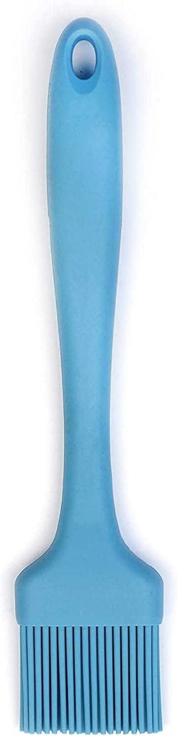 Turquoise Silicone 8.75" Basting Brush for Kitchen and BBQ