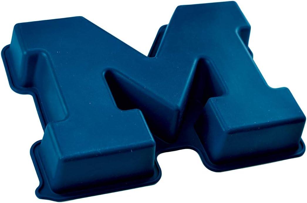 MasterPieces FanPans NCAA Michigan Wolverines Team Logo Silicone Cake Pan.