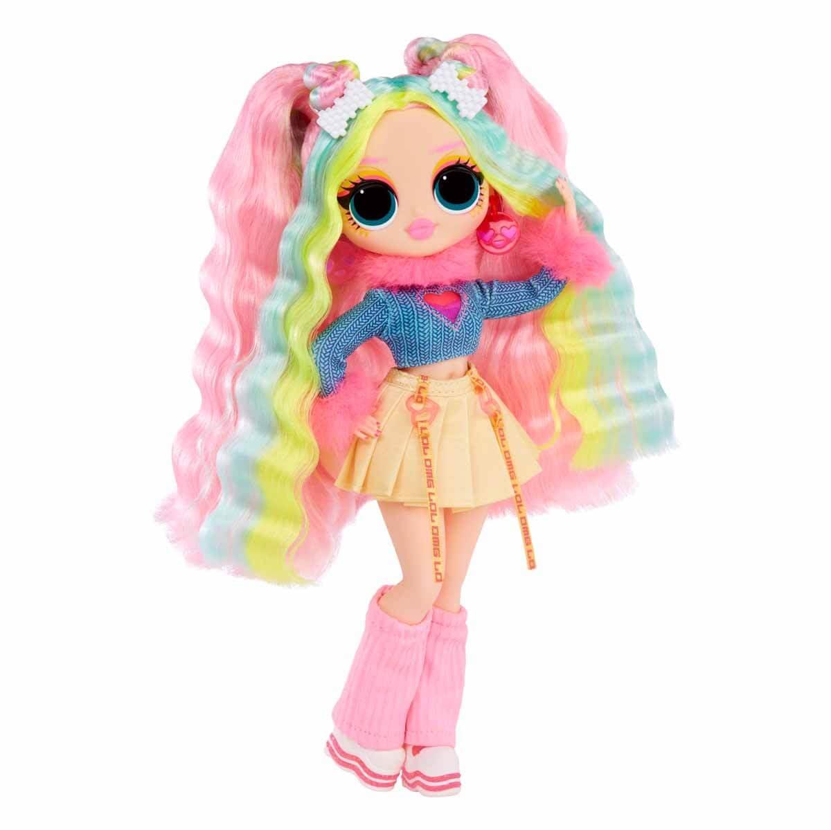 LOL Surprise OMG Sunshine Color Change Bubblegum DJ Fashion Doll with Color Changing Hair and Fashions and Multiple Surprises – Great Gift for Kids Children Ages 4+